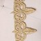 1 Yard Metallic Gold Venice Lace Trim 3.25 Inch Wide for Costumes Crowns and Home Decor